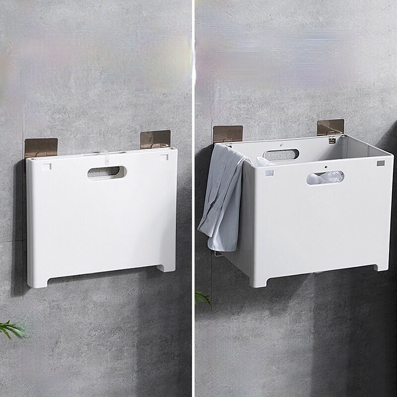 Household Wall Mount Folding Laundry Sorter Storage Bucket Bathroom Dirty Clothes Basket Laundry Basket Large Laundry Organizer