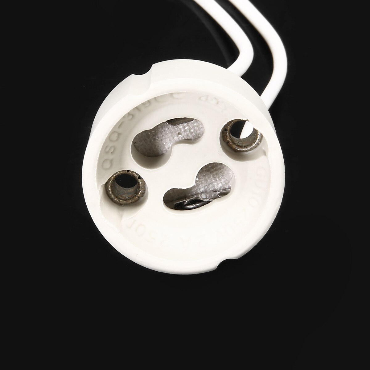 10pcs LED Strip Connector GU10 Keramische Socket Houder Lamp Halogeen Lamp Wire Connector Fitting Base Voor Verlichting Accessoires