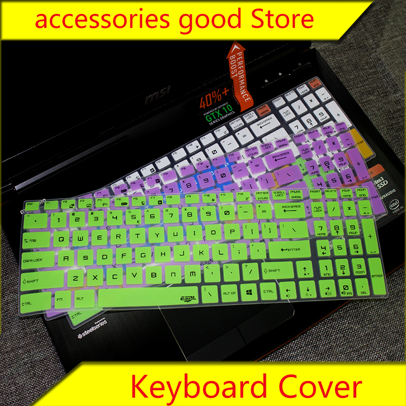 Keyboard Cover for MSI GE63VR Notebook GL62M GP72 GL63 GS63 Computer Keyboard Protection Film Dustproof Protecter Film