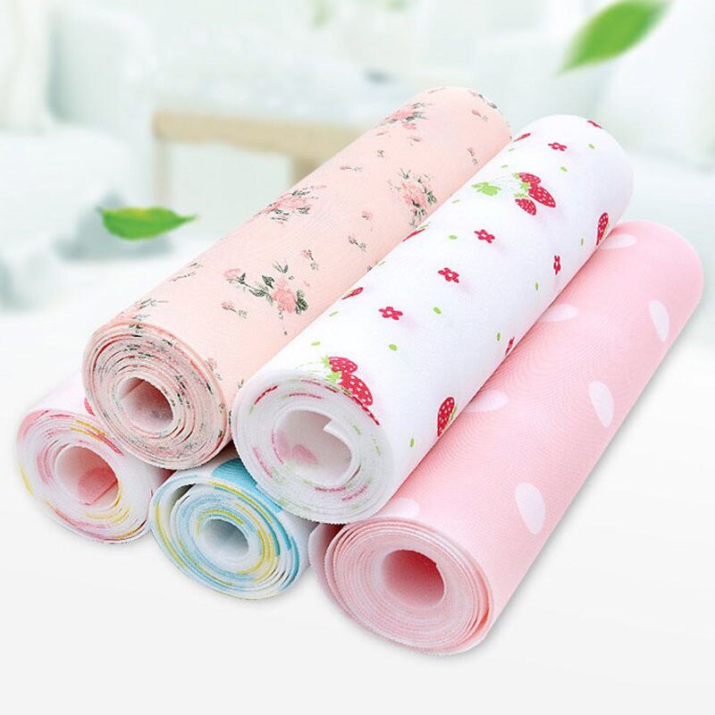 300Cm Reusable Table Drawer Mat Kitchen Shelf Liner Contact Paper Waterproof Drawer Paper PET Anti-oil Table Desk Decoration