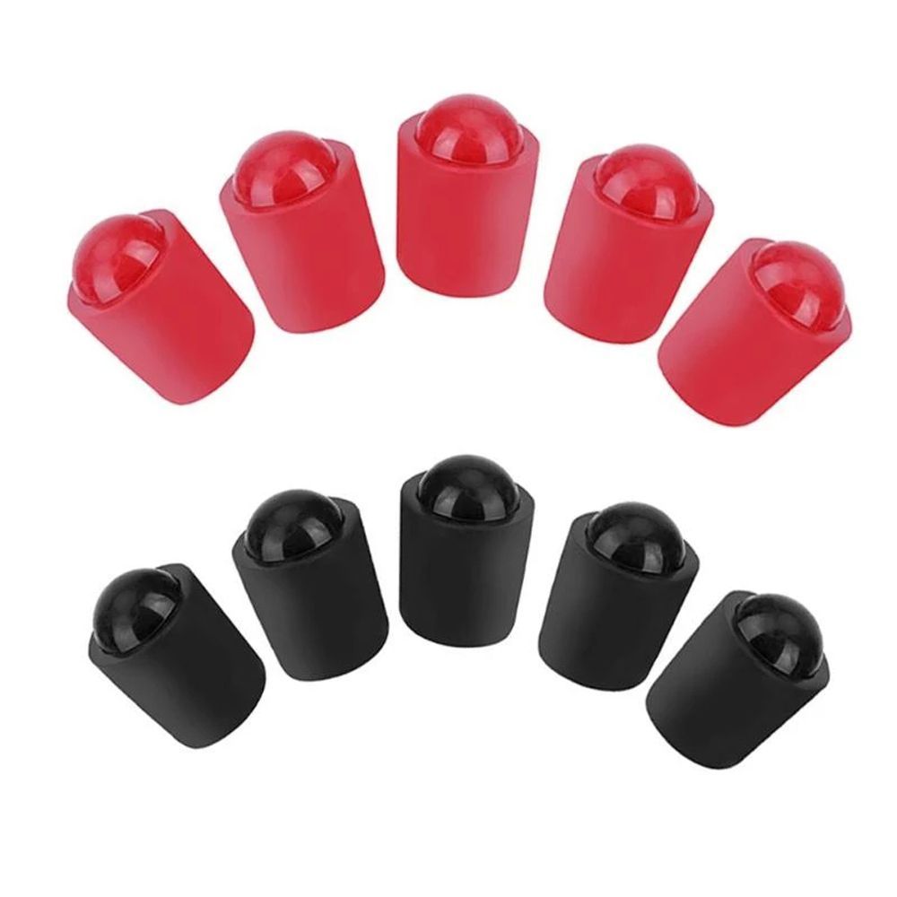 5Pcs Cue Tip Cover Cue Tip Cap Rubber Biljart Pool Cue Tips Biljart Signalen Stok Bescherming Cap Snooker Biljart accessoire