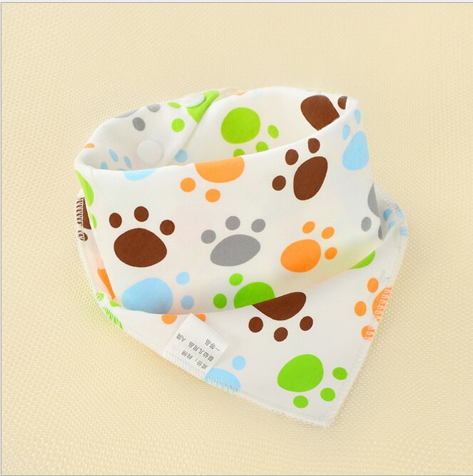 1 stuk baby kinder boerdoeken unisex voeding speeksel handdoek kwijl driehoek bandana slabbetjes sjaal spullen: G