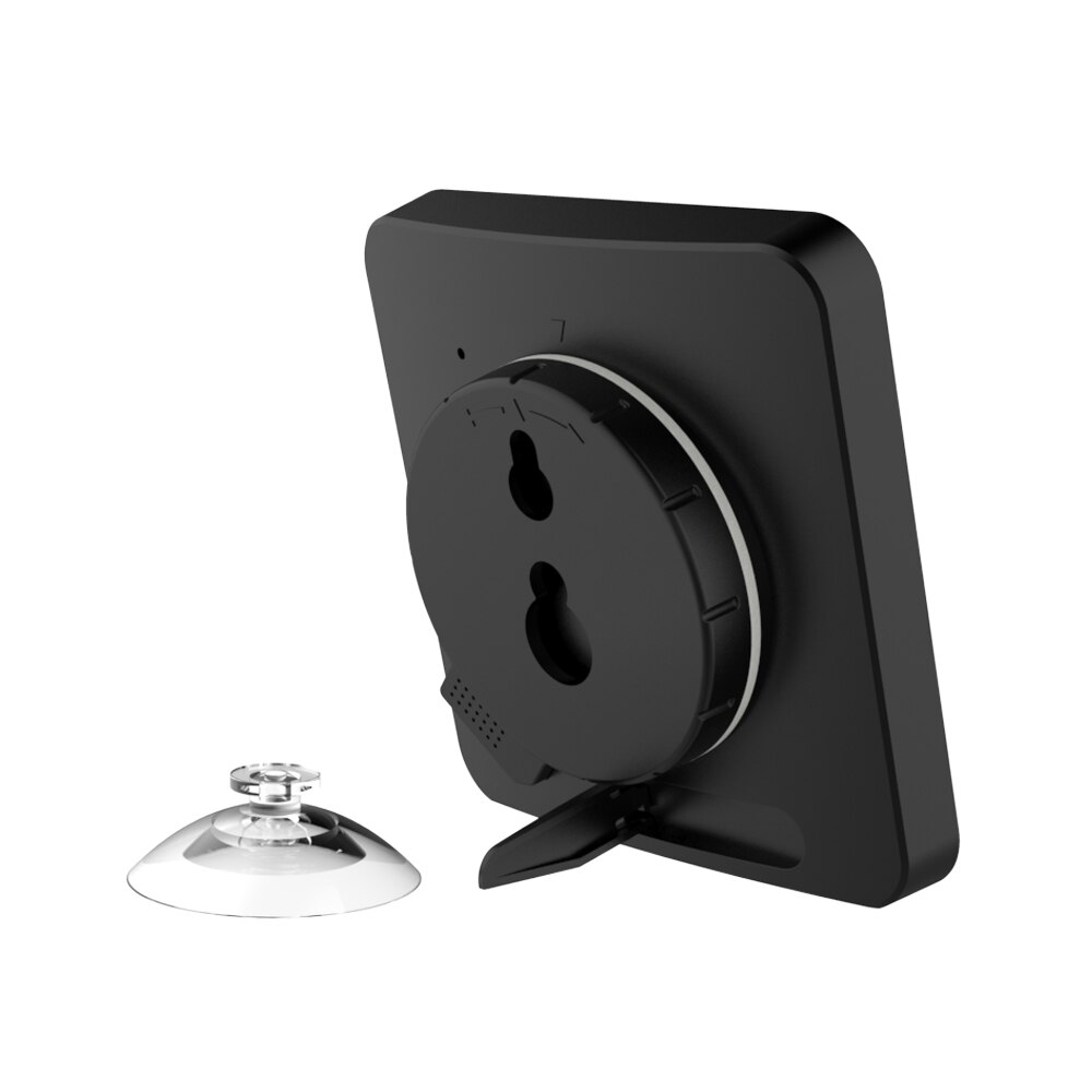 LCD Digital Waterproof For Water Splashes Bathroom Wall Clock Shower Clocks Timer Temperature Humidity Kitchen Wash Room Timers