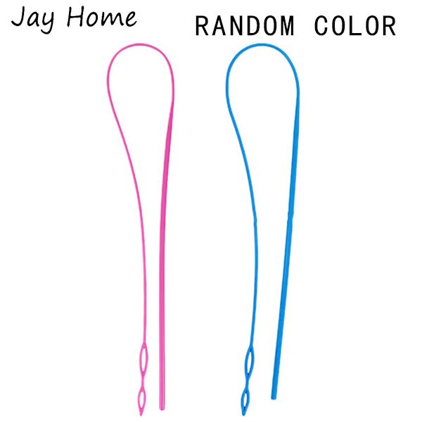 Fleksibel snoretrækker sytråderværktøj syløkkedrejerkrog metalpincet flad plastiktråder gør-det-selv-syværktøj: 2