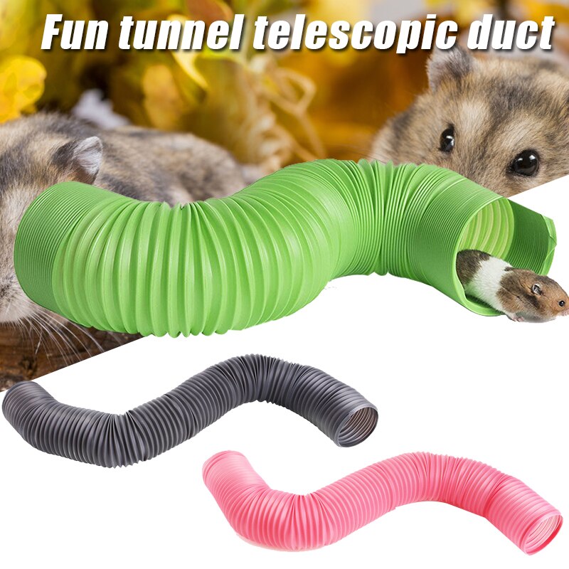 Guinea Pig Tunnel Playing Toys Tube for Guinea Pigs Hamsters Soft Warm Tunnel GQ