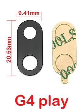 Tylna kamera szklana osłona obiektywu z klejem do Motorola Moto G4 G5s G6 G7 G8 Plus Play Power Lite: G4 Play
