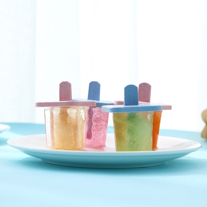 Wheat Straw Diy Letter 8 Lattice Ice Cream Stick Mould Cute Wheat Straw Ice Cream Block Mould