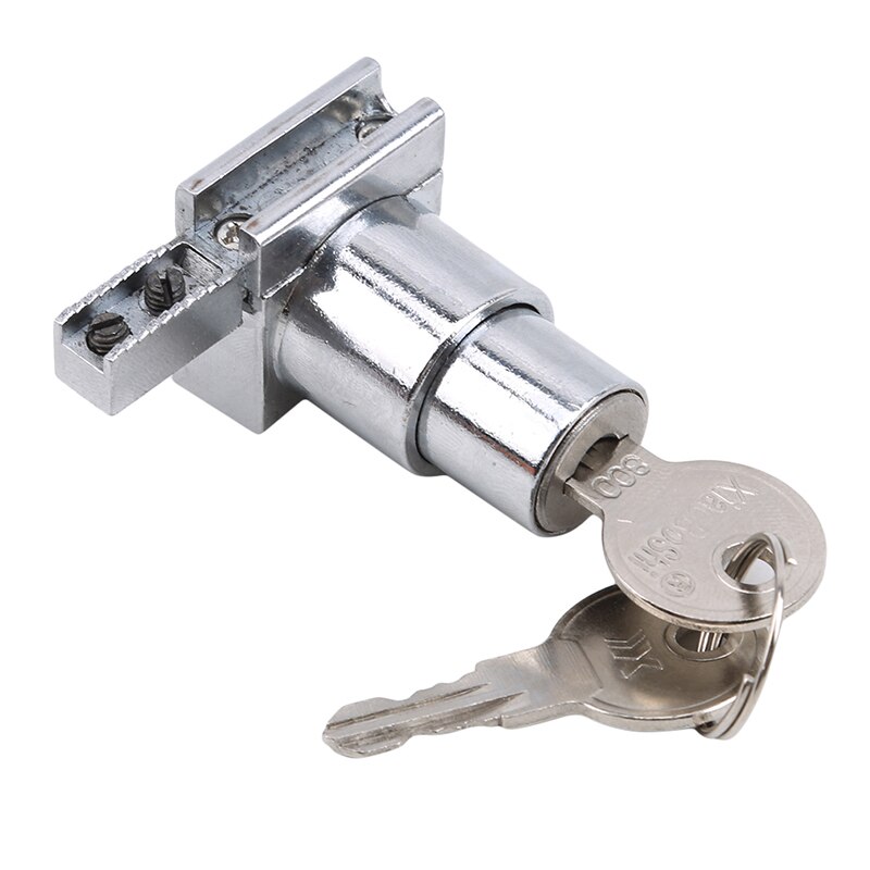 Glas Lock Zinklegering Showcase Glass Push Deur Sloten Voor Meubelen Hardware Kastdeur Cilinder Sliding