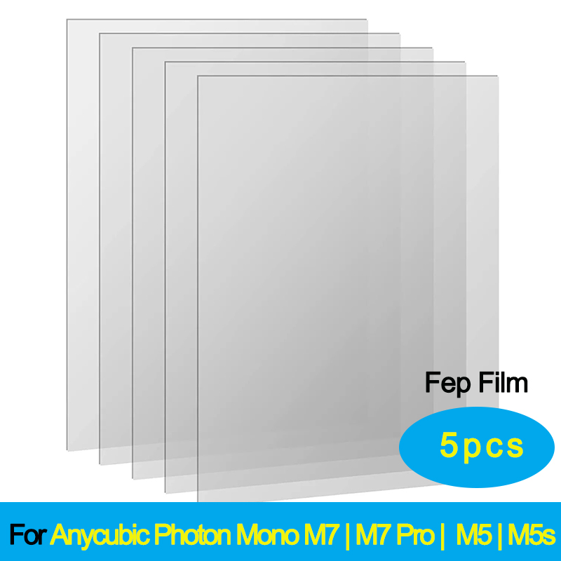Fep-film 280*200*0.15mm 10.1 til anycubic photon mono  m7 pro  m5 m5s uv-resin 3d- printerudløserfilm lcd-sl1a