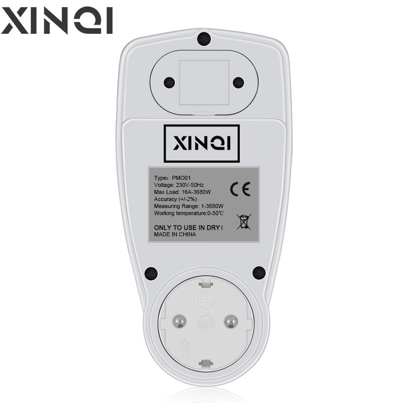 EU French US UK AU Measuring Digital LCD Energy Meter Wattmeter Wattage Electricity Kwh Outlet Power Meter