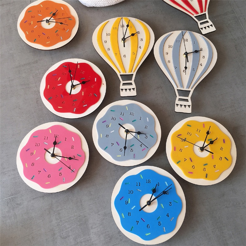 Newborn Hanging Crib Baby Bed Bumper Decoration Baby Bedroom Decor Colorful Donut air balloon Hanging Decore