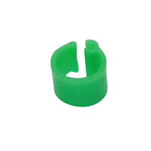ID 6 mm wide 7mm 10 color bird foot ring plastic clip ring pigeon quail foot ring farm poultry supplies bird supplies 200 Pcs: Green