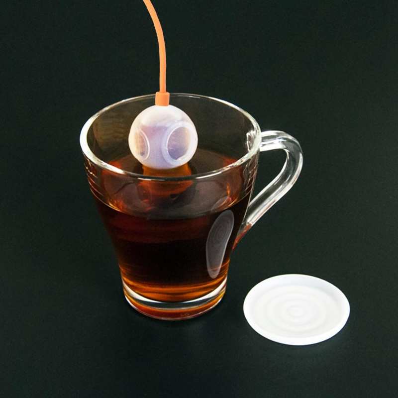Innovative Diver Shape Silicone Tea Infuser Strainer Tea Leaf Filter Silicone Tea Bag Teaware for Home Tea Making Coffee Filter