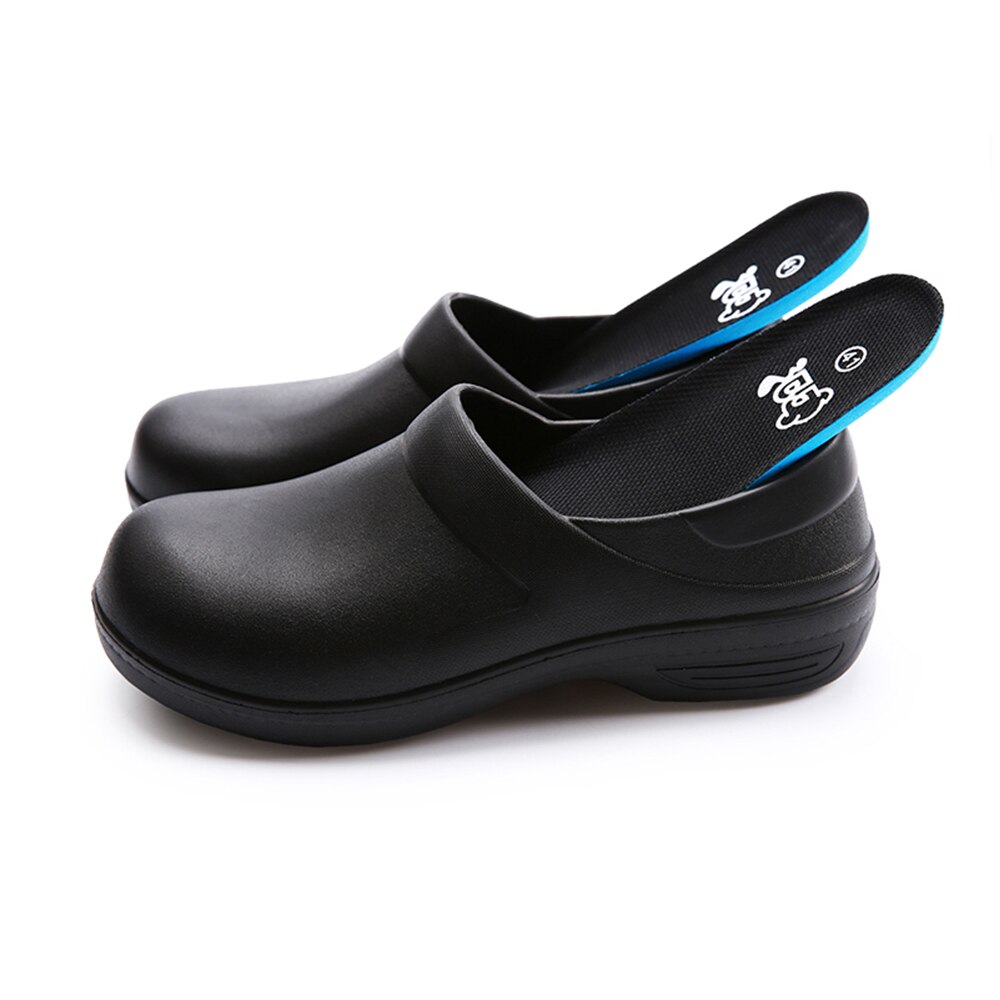 Koch Schuhe nicht-Unterhose Küche Schuhe Lebensmittel Service Restaurant Kantine Bäckerei Küchenchef Hotel Reinigung Arbeit Schuhe: Schwarz / 4XL