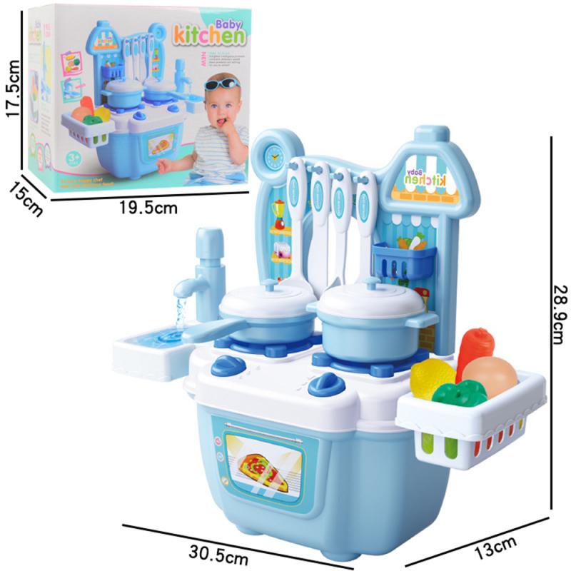 Multi-function Simulation Kitchen Can Be Water Ware Kitchenware Play House Puzzle Toy Boy Girl Christmas Kitchen Toy