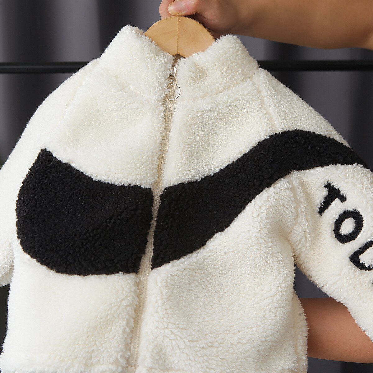 Veste polaire épaisse en peluche pour enfants, manteaux chauds pour garçons et filles, vêtements d'extérieur en velours, automne et hiver