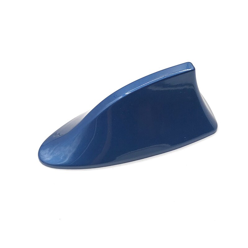 Car Style Shark Fin Antenna Auto Radio Signal Aerials Roof Antennas: Blue