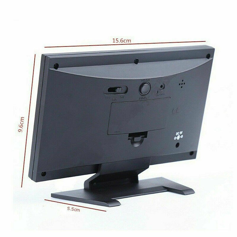 Digital Clock Weather Station Display Alarm Calendar Clock Function Thermometer Wireless Temperature Humidity Meter