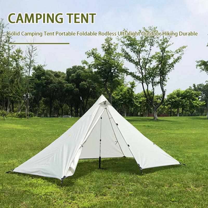 Solid campingtält 4 säsong bärbart hopfällbart spölöst ultralätt utomhusvandring hållbart vindtätt regntätt resetält