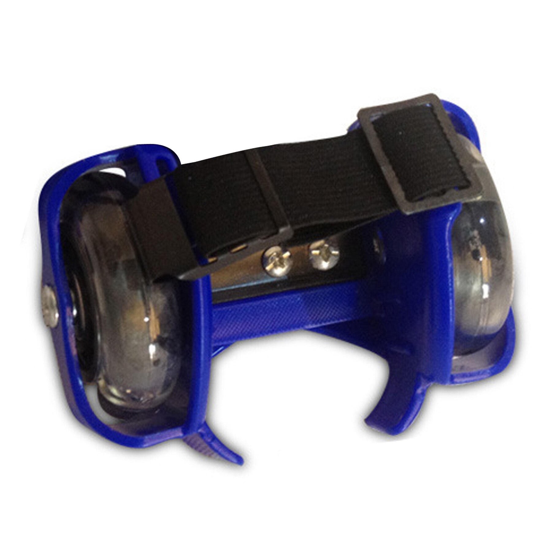 Flash wheel skate sko udendørs sport flash runaway pulley hjul flyvesko selvlysende hjul lys rullesko til børn: Blå
