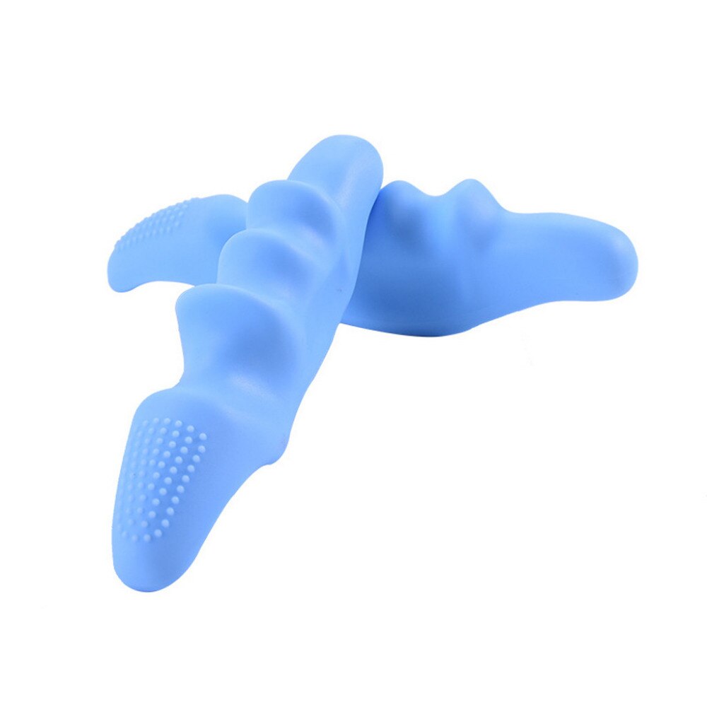 1pc Daumen Massage Gerät Daumen Volle Körper Tiefe Sparer Massagegerät Physiotherapie Kleine Werkzeuge Sport Fitness Tragbare Sport zubehör: Blau