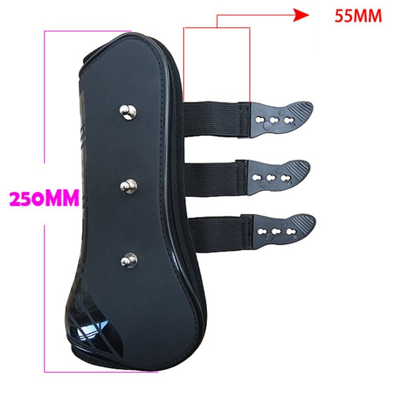 4 PIÈCES Avant Cuisse Bottes Réglable Jambe De Cheval Bottes de Cheval De Protection Wrap Équine Avant Patte arrière Garde Tendon Équestre