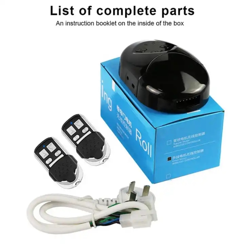 Tubular universal roller shutter motor receiver garage door controller electric roller shutter door receiver remote control box