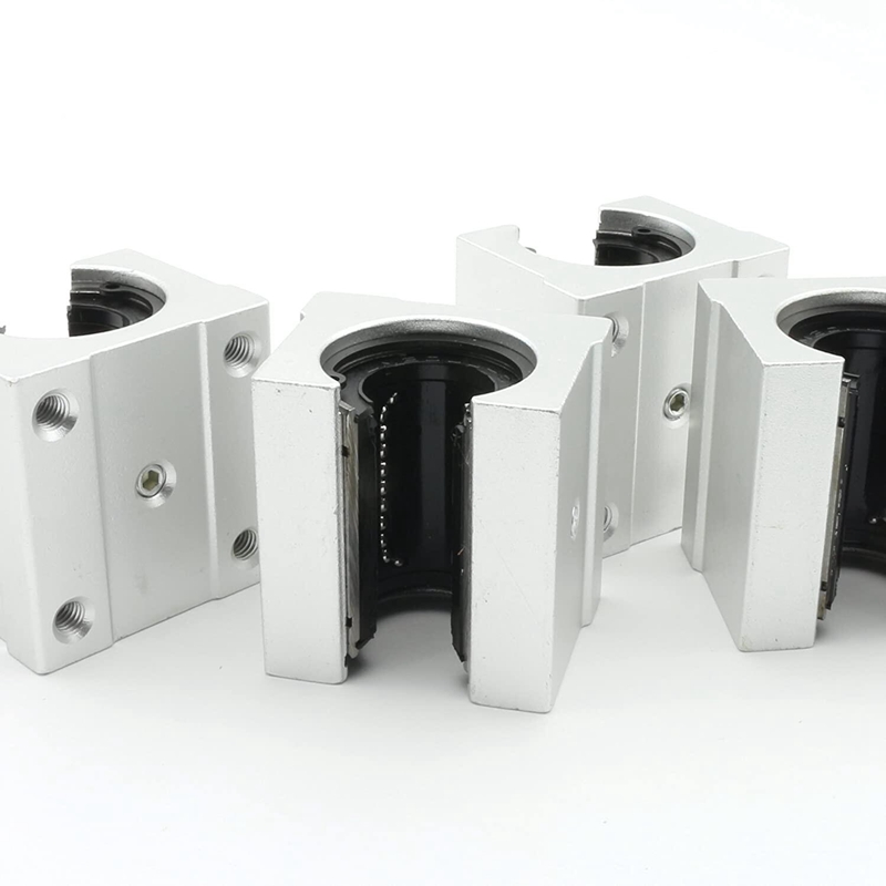 4Pcs SBR25UU 25Mm Linear Ball Bearing Block CNC Router Linear Guide 3D &amp;amp; 280Pcs Stainless Steel Slotted Spring Pin