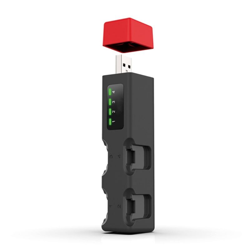 Bærbar mini usb-hub trådløs lader Brann ladestasjoner til ns-bryter joycon spillhåndtakstilbehør