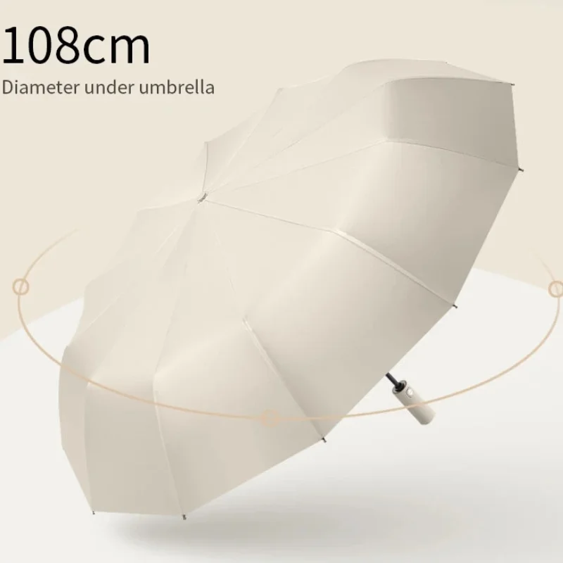 Mini parapluie automatique 24 os, léger et pliable, grand Protection UV extérieure, pluie et vent, 340g