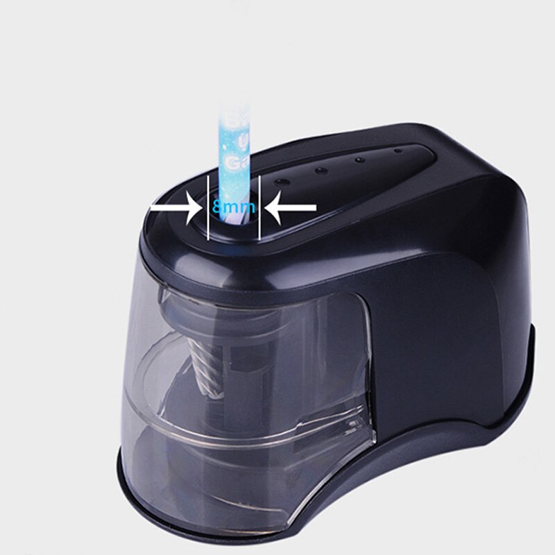 Afilador de lápices eléctrico, la mejor hoja de acero helicoidal de alta resistencia para artistas, niños y adultos, lápices de colores