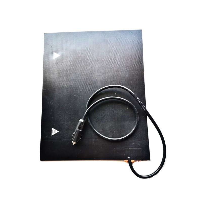 300*400*4.5mm 12v 100w Silicone pizza bag Heater 1000mm lead wire with car plug