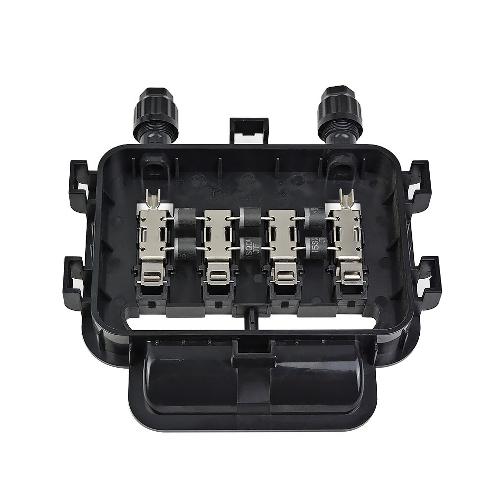 SUNYIMA 250W-350W Solar Junction Box waterproof IP65 for Solar Panel connect PV Junction Box Solar Cable Connection with diode