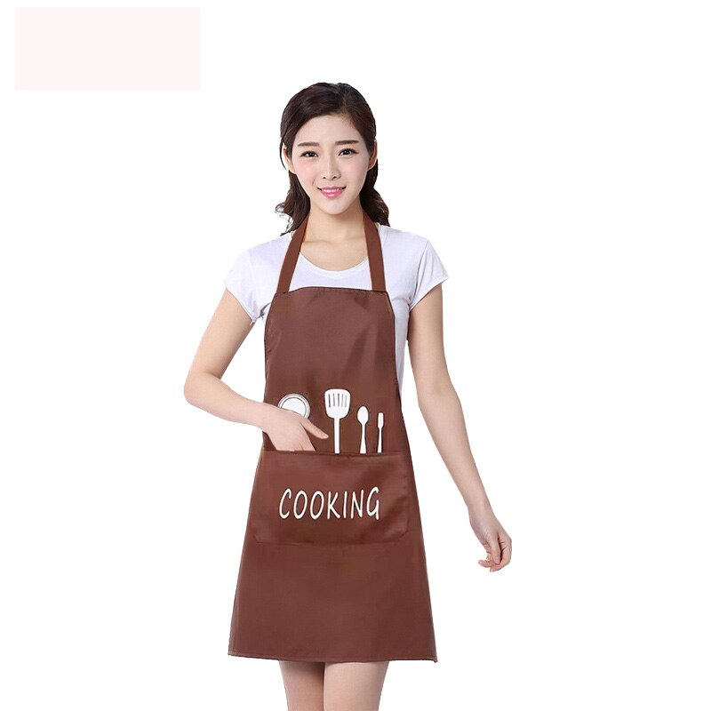Food Service Kitchen Cooking Sleeveless Food Service Restaurant Chef Uniform Crafts Baking Chefs Kitchen Cooking BBQ Apron: brown