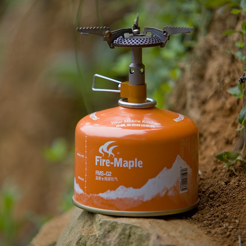 Fire Maple FMS-116T One Piece Folding Gas Stove Outdoor Climbing Ultralight Titanium Camping Stove Gas Stove Burners 48g