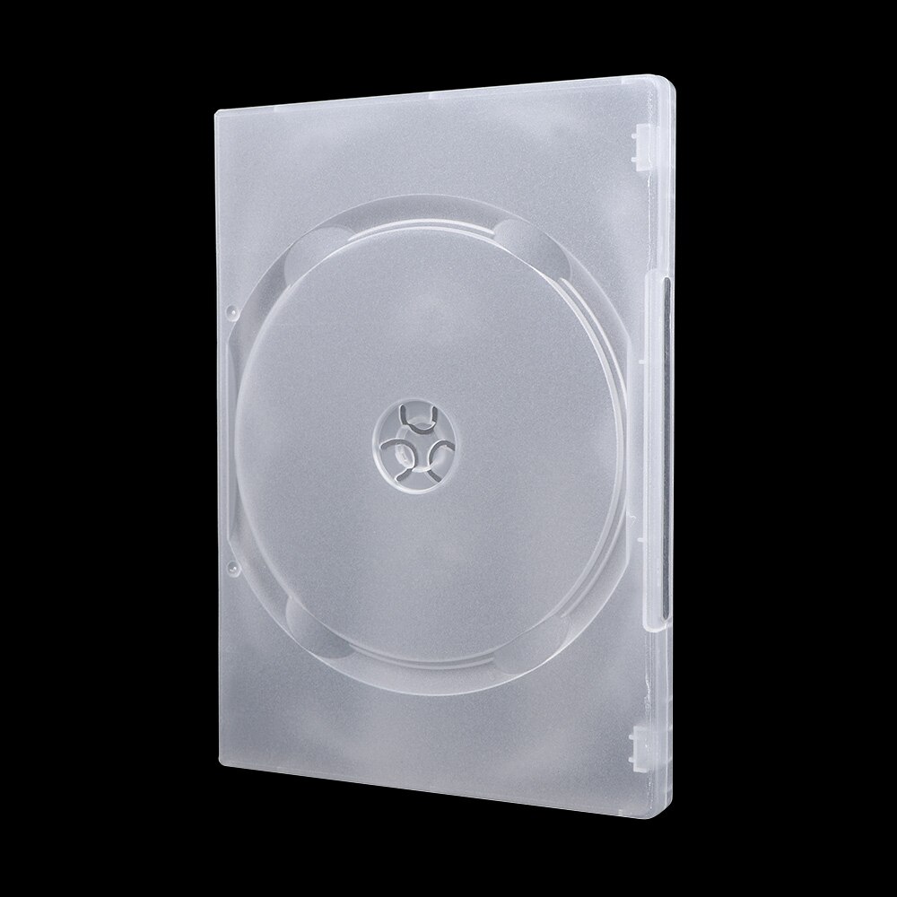 Portable Square Ultra Thin Single 3 Disc Clear Replacement Cases For Practical Blu-Ray DVD Movies Holder CD Case Disc Box