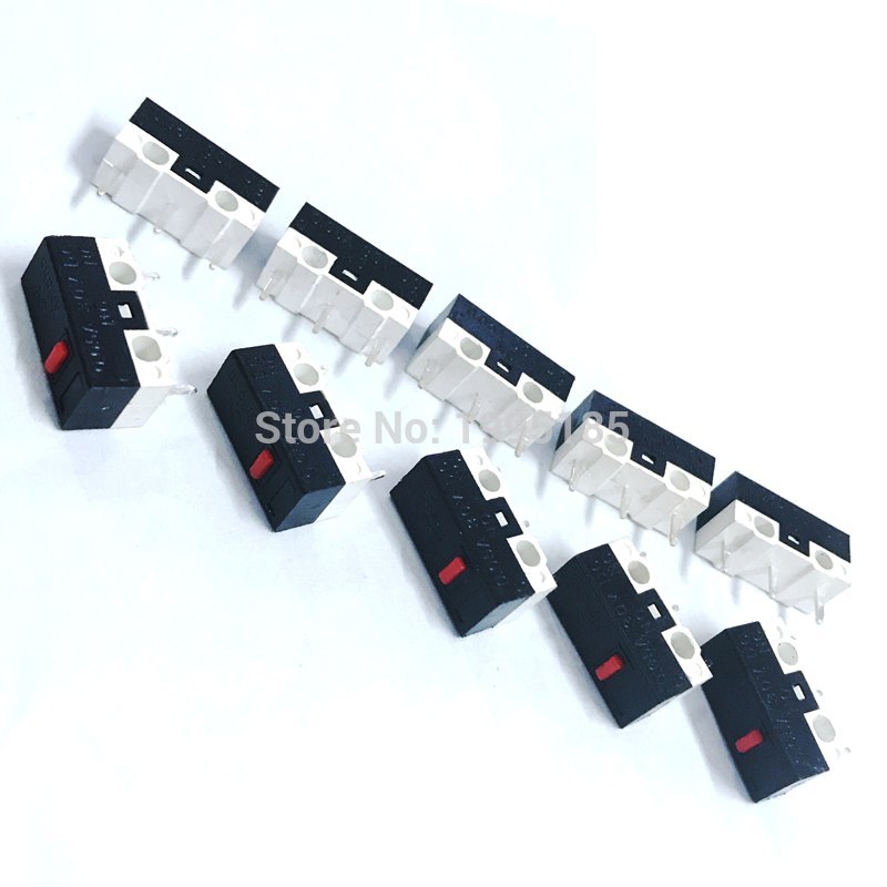 10PCS Button Switch 3Pin Mouse Switch Microswitch For RAZER Logitech Mouse Small Power 0.05A 30V DC Touch Micro Switch G600