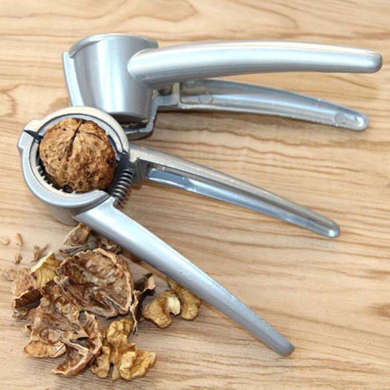 Aluminum Alloy Nutcracker Quick Walnut Craker Shell Nut Opener Almond Pecan Hazelnut Hand Sheller Nut Grinder Kitchen Gadgets