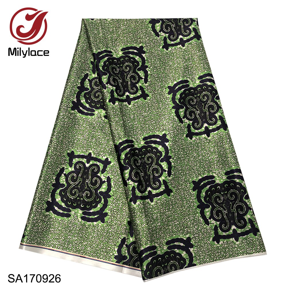 African Printing Satin Fabric Pink Leopard Digital Printing Satin Fabric 5 yards Polyester for Clothes SA170915