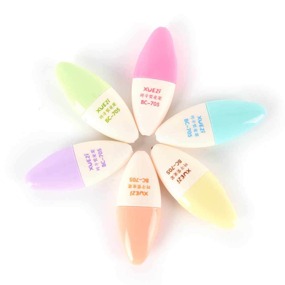 dauerhaft 6 teile/los Süssigkeit Farbe Mini Textmarker stift Marker stifte schreiben schule liefert kawaii schreibwaren