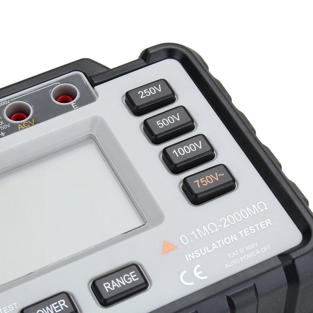 VC60B + Digital Insulation Resistance Tester Earth Ground Meter Megger Megohmmeter Portable Volt Voltmeter Multimeter