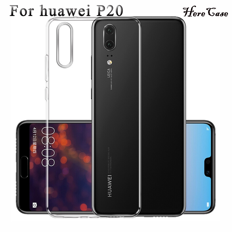 Herecase voor huawei  p20 lite hoesje schokbestendig zacht tpu siliconen hoesje voor huawei  p20 pro hoesje transparante hoes voor huawei  p20 hoesje
