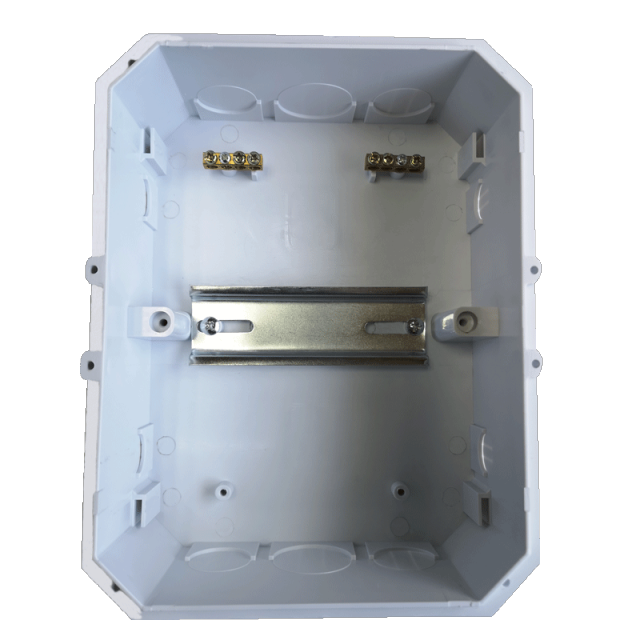 Switchboard 4-36Way Pole Distribution Board Electrical Switch Box ABS Plastic MCB Distribution Box-TSM(Flush Type): 10ways  222x190x85