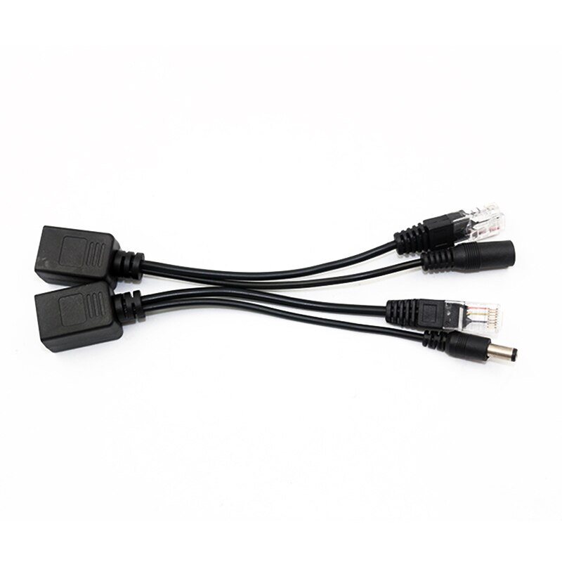 12-48V Poe Adapter | Passieve Ethernet Power Adapter Over Poe Kabel, poe Kabel Injector Voor Cctv Ip Camera Dc Mannelijke En Vrouwelijke