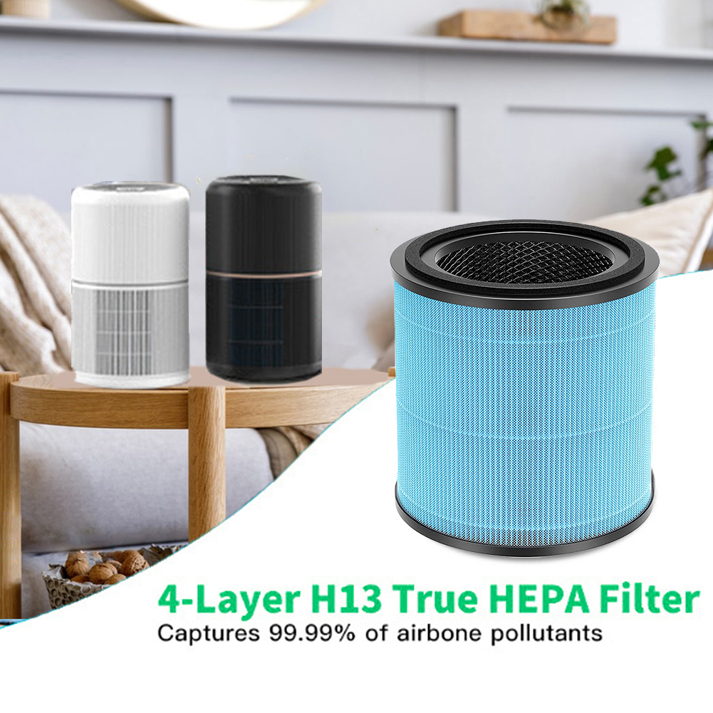 AP0601 Luftreiniger-Ersatzfilter, 4-stufig, H13, echter HEPA-Filter, AP0601, Luftfilter, kompatibel mit AIRTOK Luftreiniger