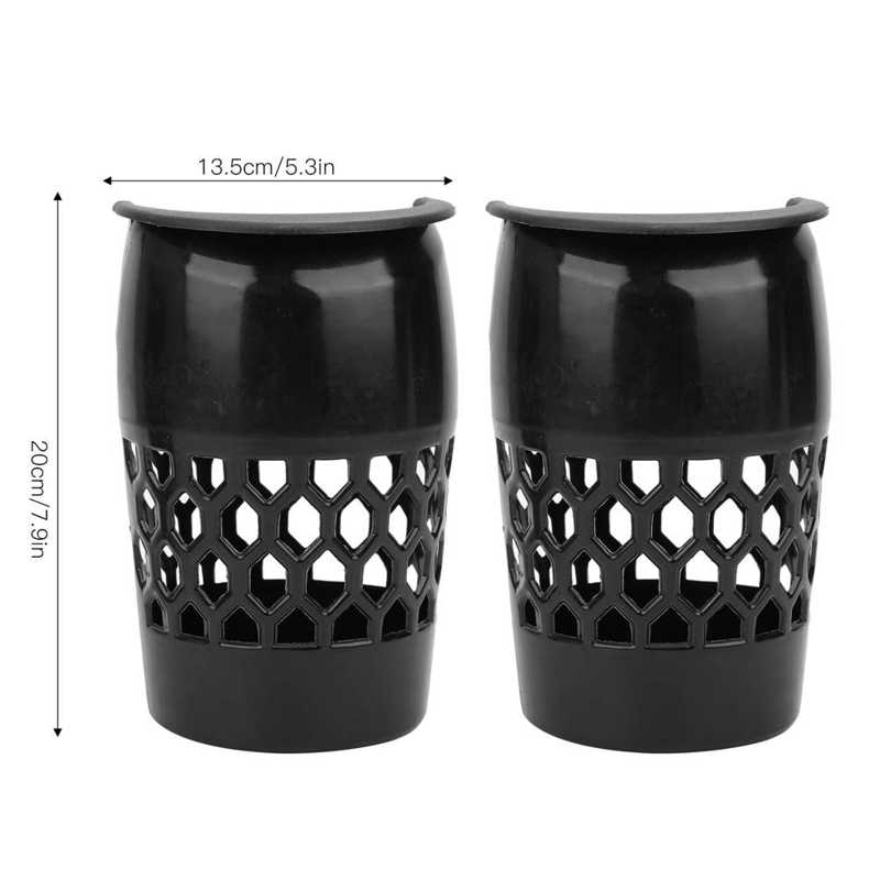 Cesta de billar de plástico de bolsillo, cesta de Snooker práctica colgante de fácil instalación, bolsillo de almacenamiento para mesa de billar, bolsillo de red para mesa de billar, 6 uds.