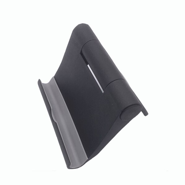 Universelle metall-tablet-halterung für ipad und samsung, faltbarer tablet-ständer, flexibler tischständer für iphone und redmi: Schwarz