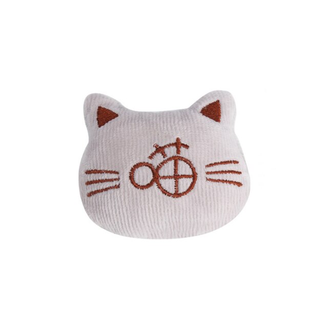 Cat Toy Mini Cat Grinding Catnip Toys Funny Interactive Plush Cat Teeth Toys Pet Kitten Chewing Toy Claws Thumb Bite Pet Supply: 5Cat