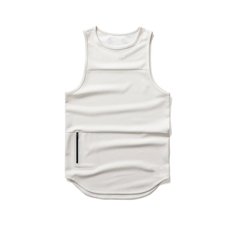 Camiseta sin mangas de camuflaje para correr para hombre, camisetas de Fitness, camiseta culturismo, chaleco de gimnasio para Fitness: WXY103White / XXL