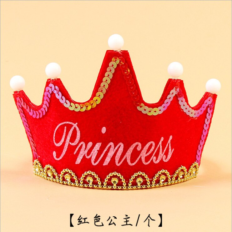 Chapeau lumineux de nuit pour anniversaire | Chapeau de princesse pour roi, chapeau pour fête d'anniversaire, chapeau de gâteau de joyeux anniversaire, lumineux et scintillant, pour enfants d'âge adulte E11089